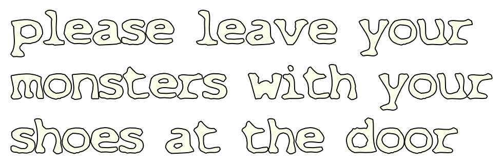 monsters at the door